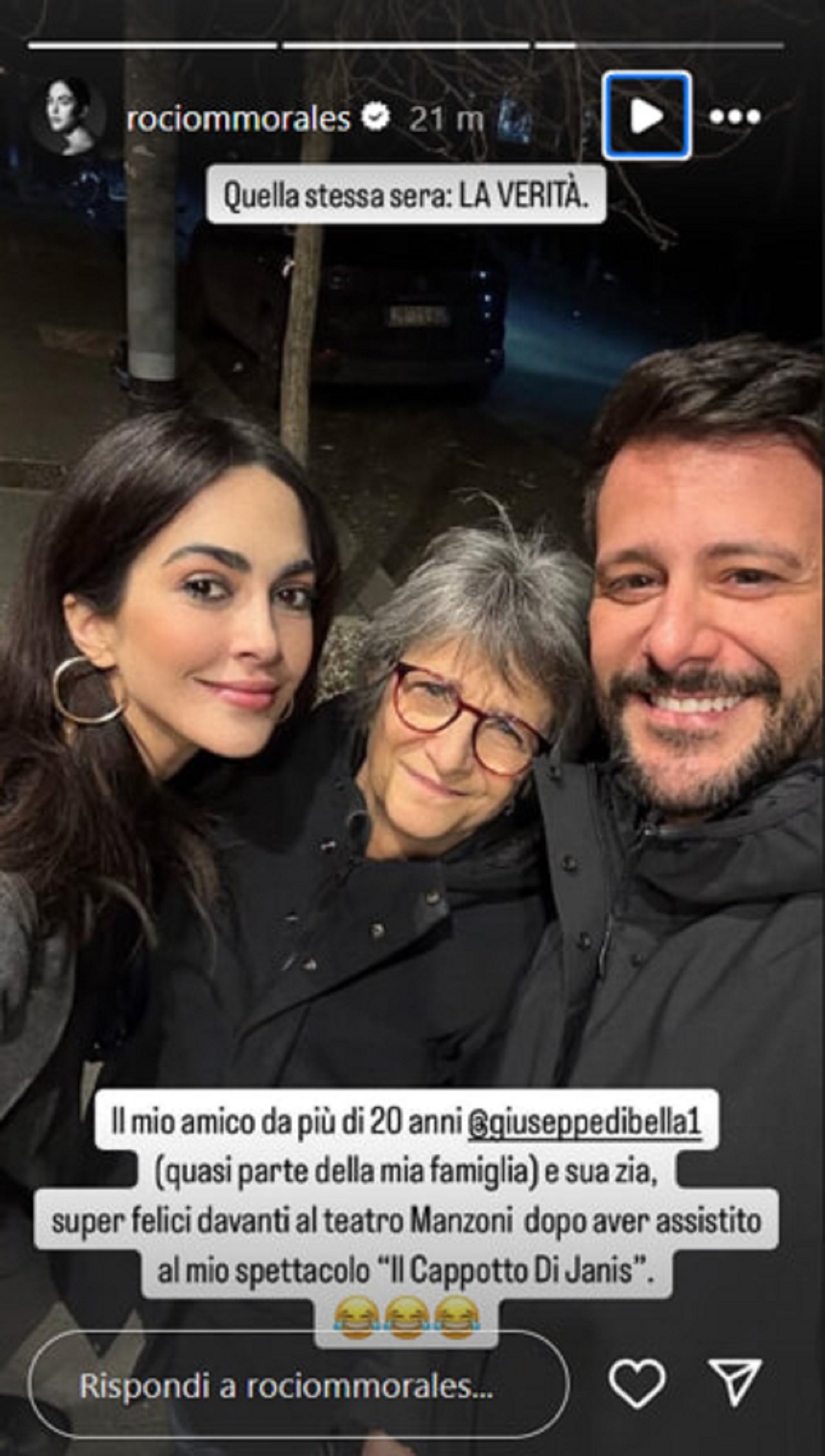 Rocío Muñoz Morales gossip uomo misterioso replica