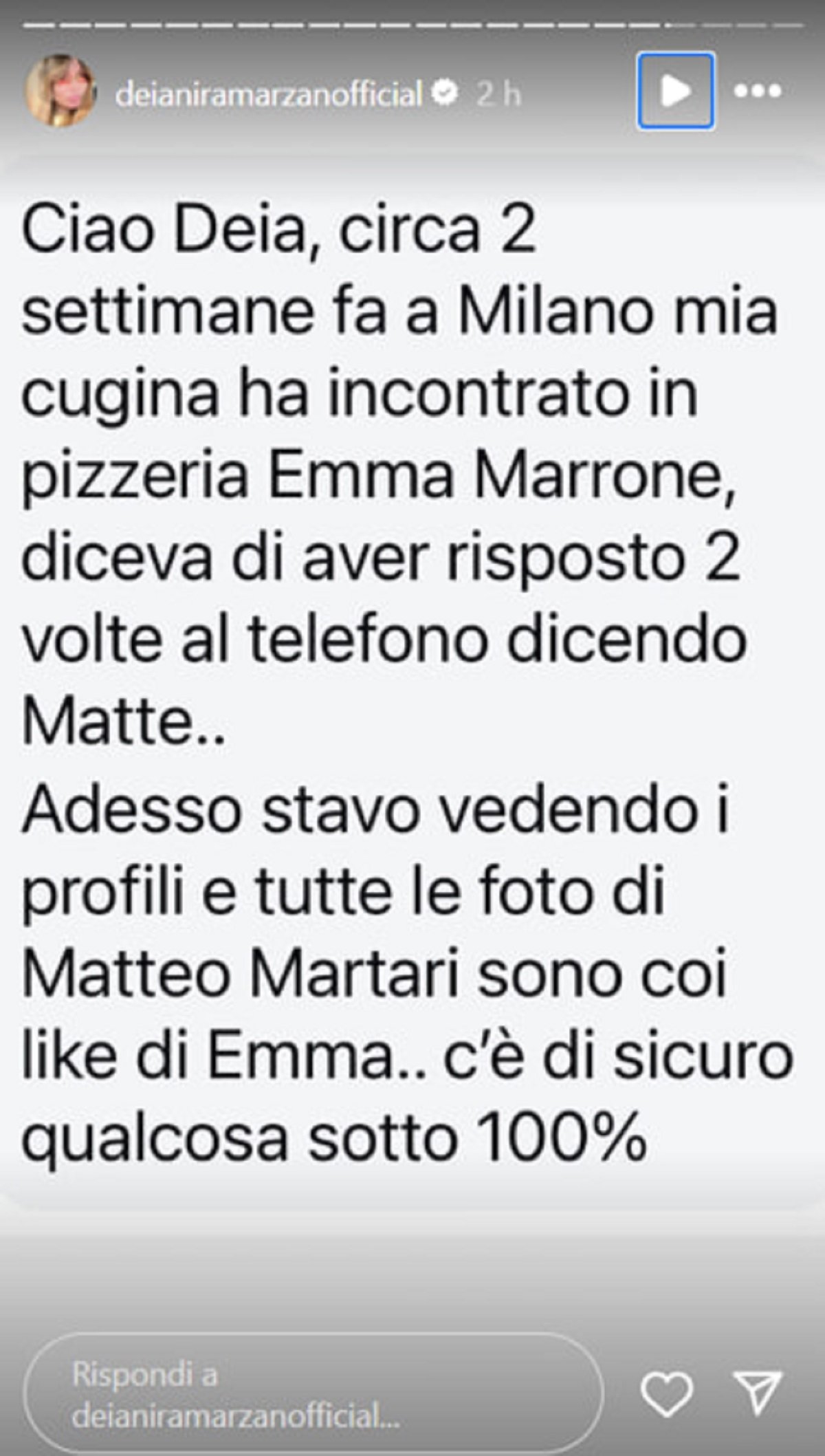 Emma Marrone con Matteo Martari fidanzati gossip