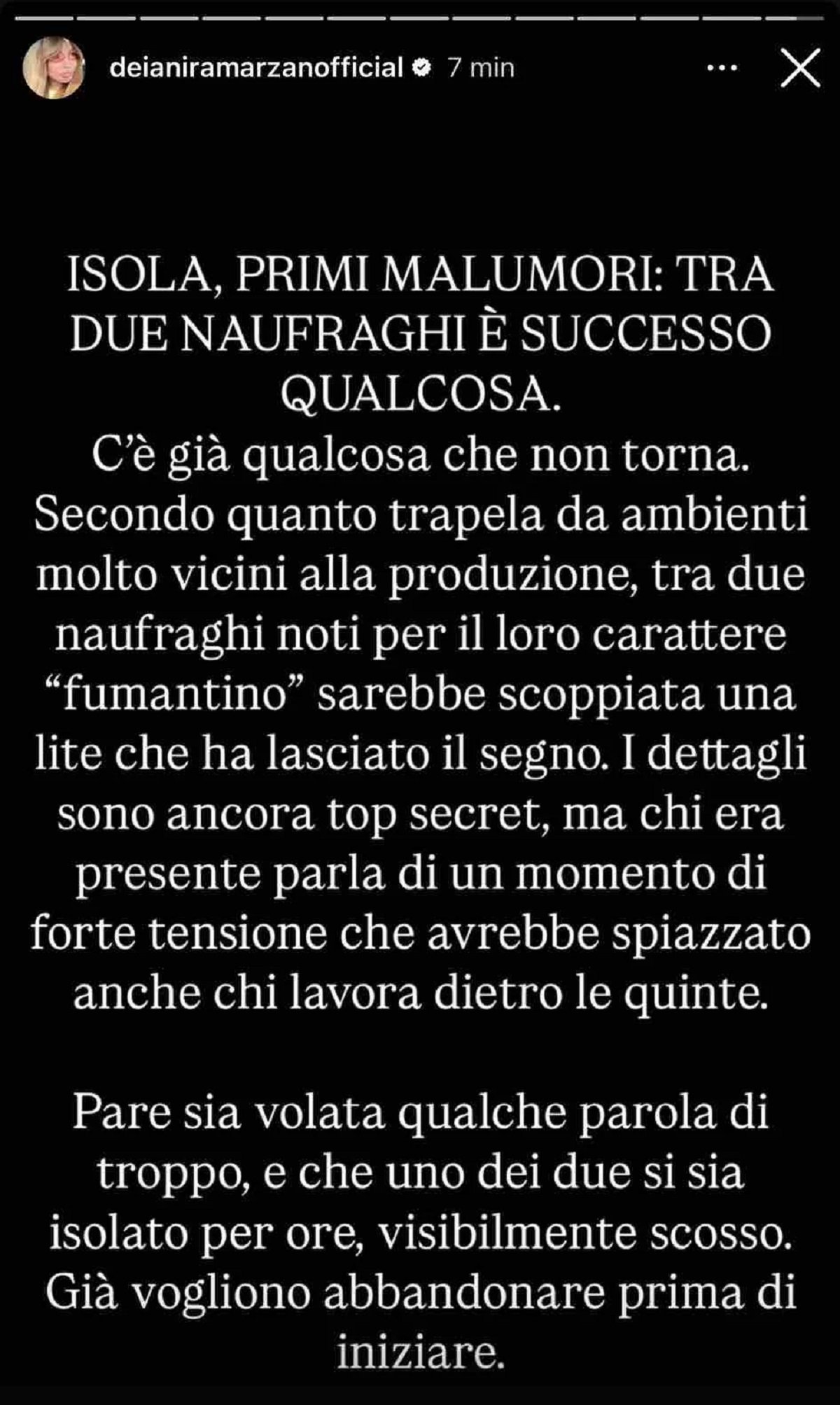 Lite furiosa all'Isola dei Famosi 2025 naufraghi
